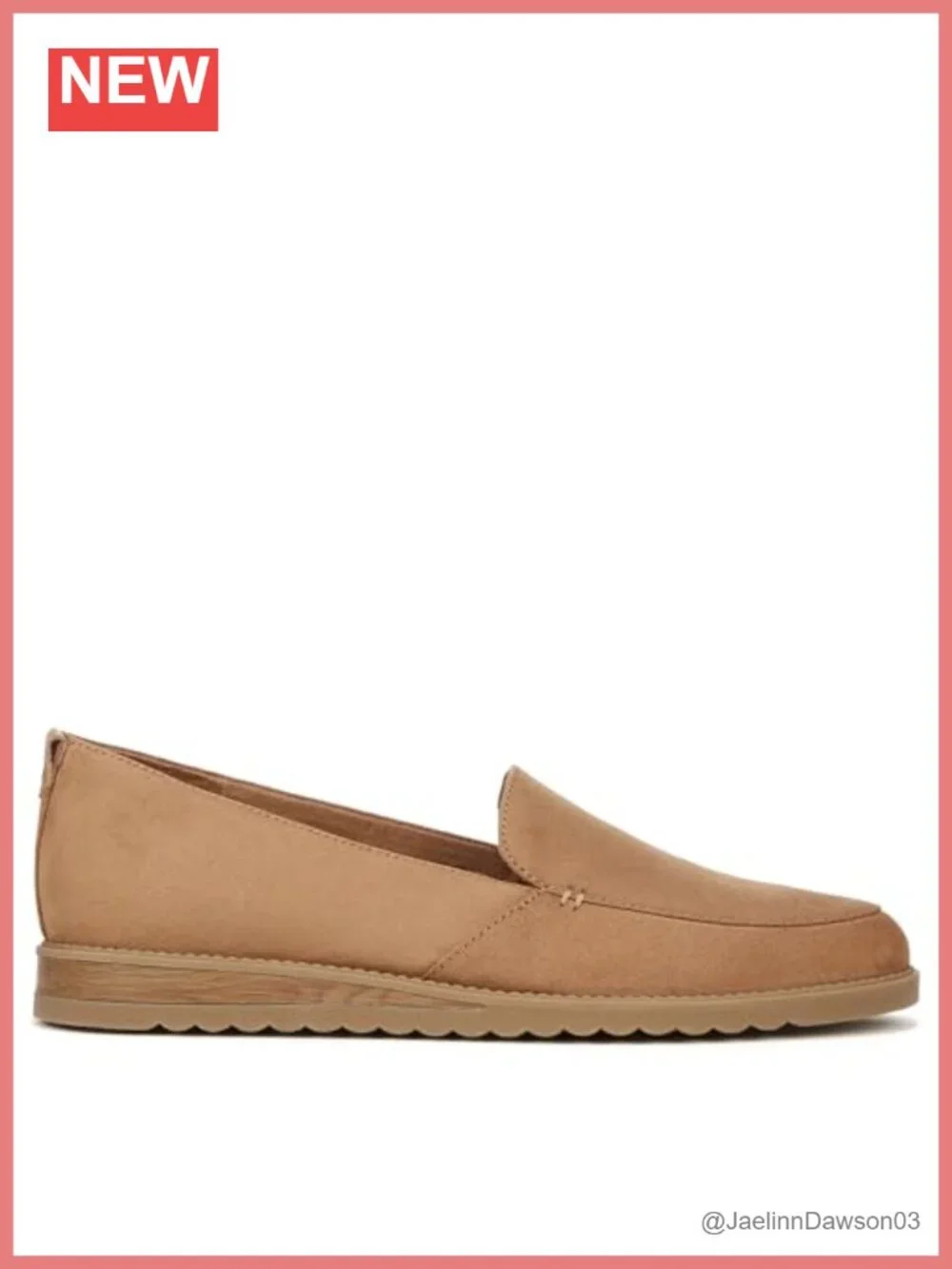 Faux Leather Slip On Loafer Wedge Cushioned Sustainable